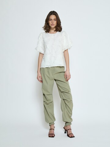 Chemisier 'Berte' minus en blanc
