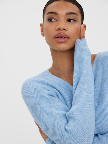 VERO MODA Pullover 'Lefile' in Blau