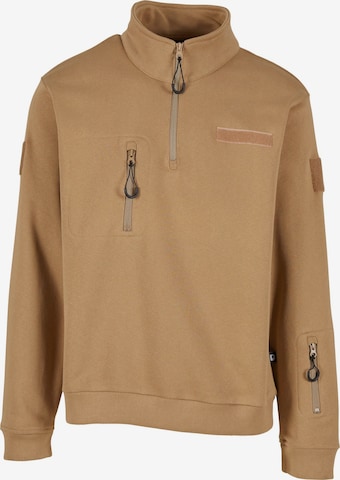 Felpa di Brandit in beige: frontale