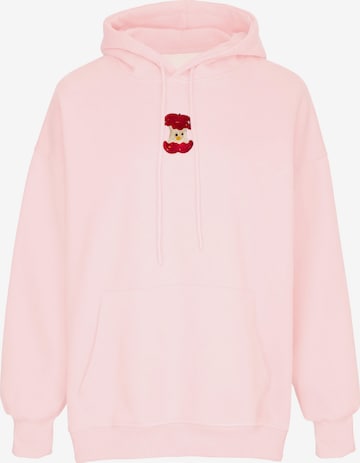 Sweat-shirt MYMO en rose : devant