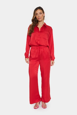 SAINT TROPEZ Wide leg Pants in Red: front