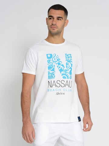 NASSAU Beach Club Shirt 'NB231046' in Weiß: Vorderseite