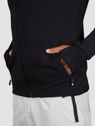MOROTAI Athletic Zip-Up Hoodie 'NEOTECH' in Black