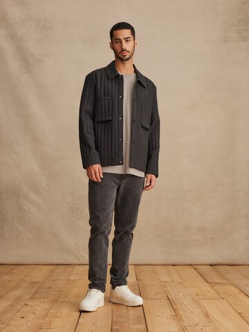 DAN FOX APPAREL Tussenjas 'Edward' in Zwart