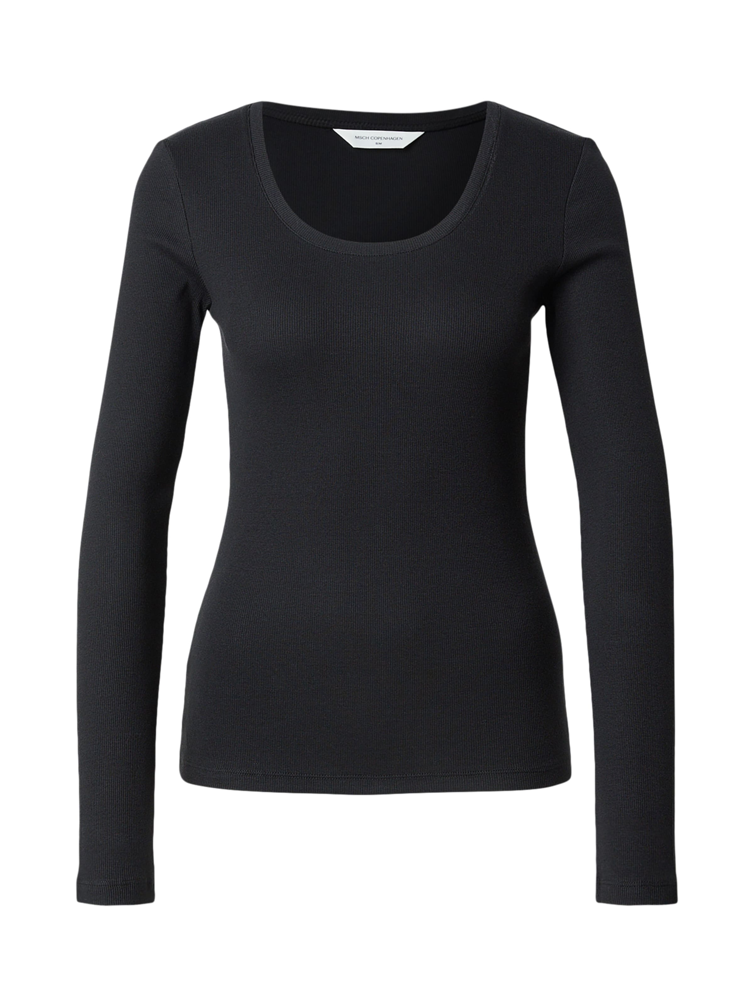 MSCH COPENHAGEN Póló 'Jeanie Rasm' - fekete: elől