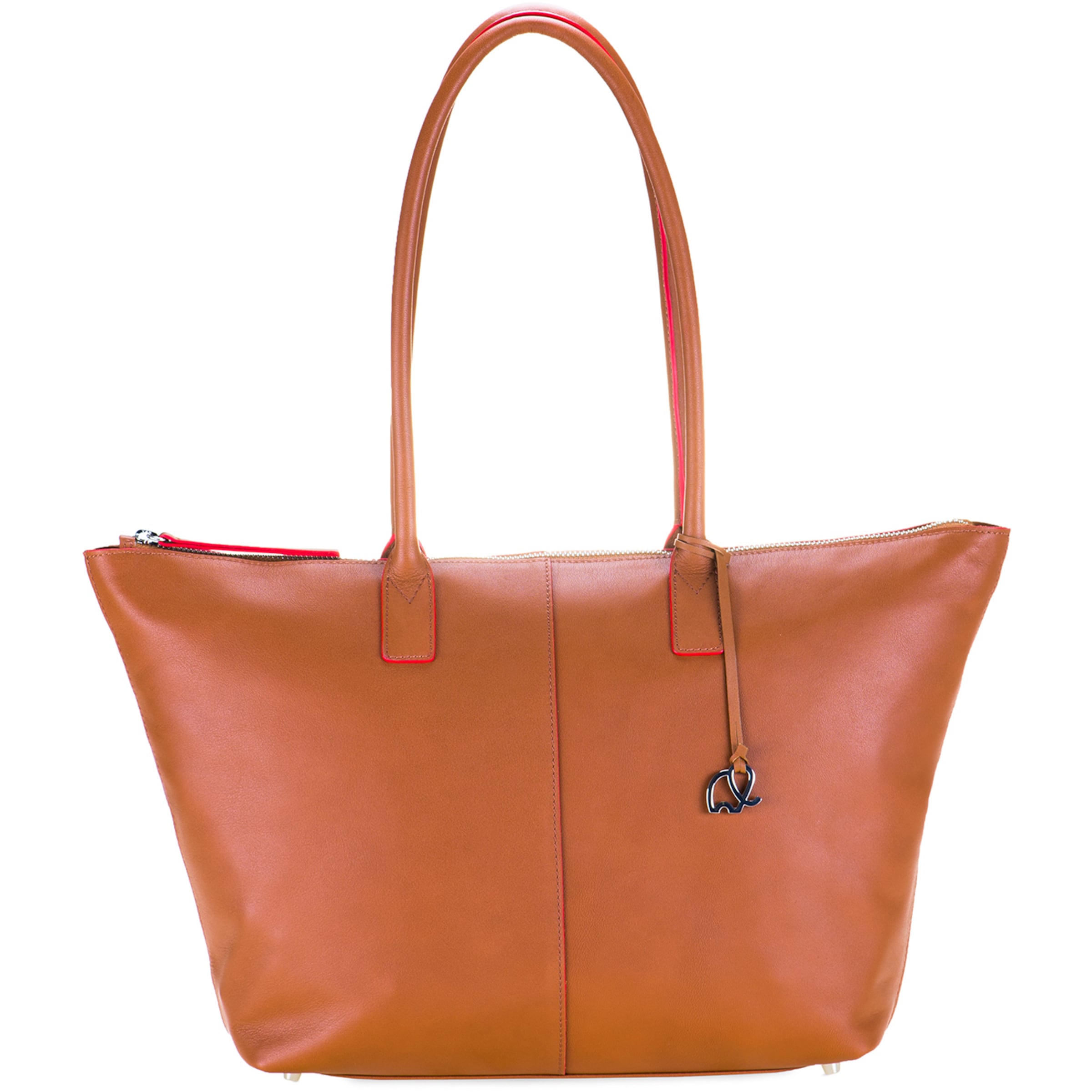 Frauen Taschen & Rucksäcke mywalit Sorano Shopper Tasche Leder 31 cm in Cognac - FR12082