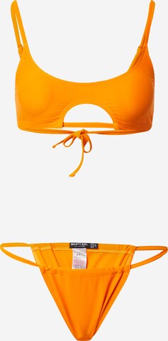 Nasty Gal Bygelfri Bikini i orange: framsida