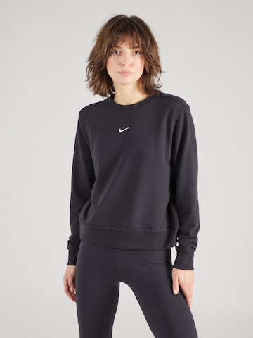 NIKE Sport sweatshirt 'One' i svart: framsida