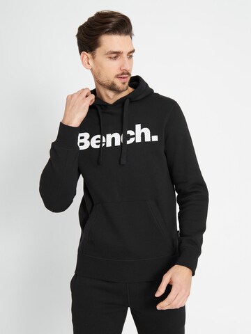 BENCH Sportsweatshirt 'Skinner' in Zwart: voorkant