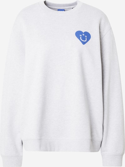HUGO Sweater majica u plava / siva melange / crna, Pregled proizvoda