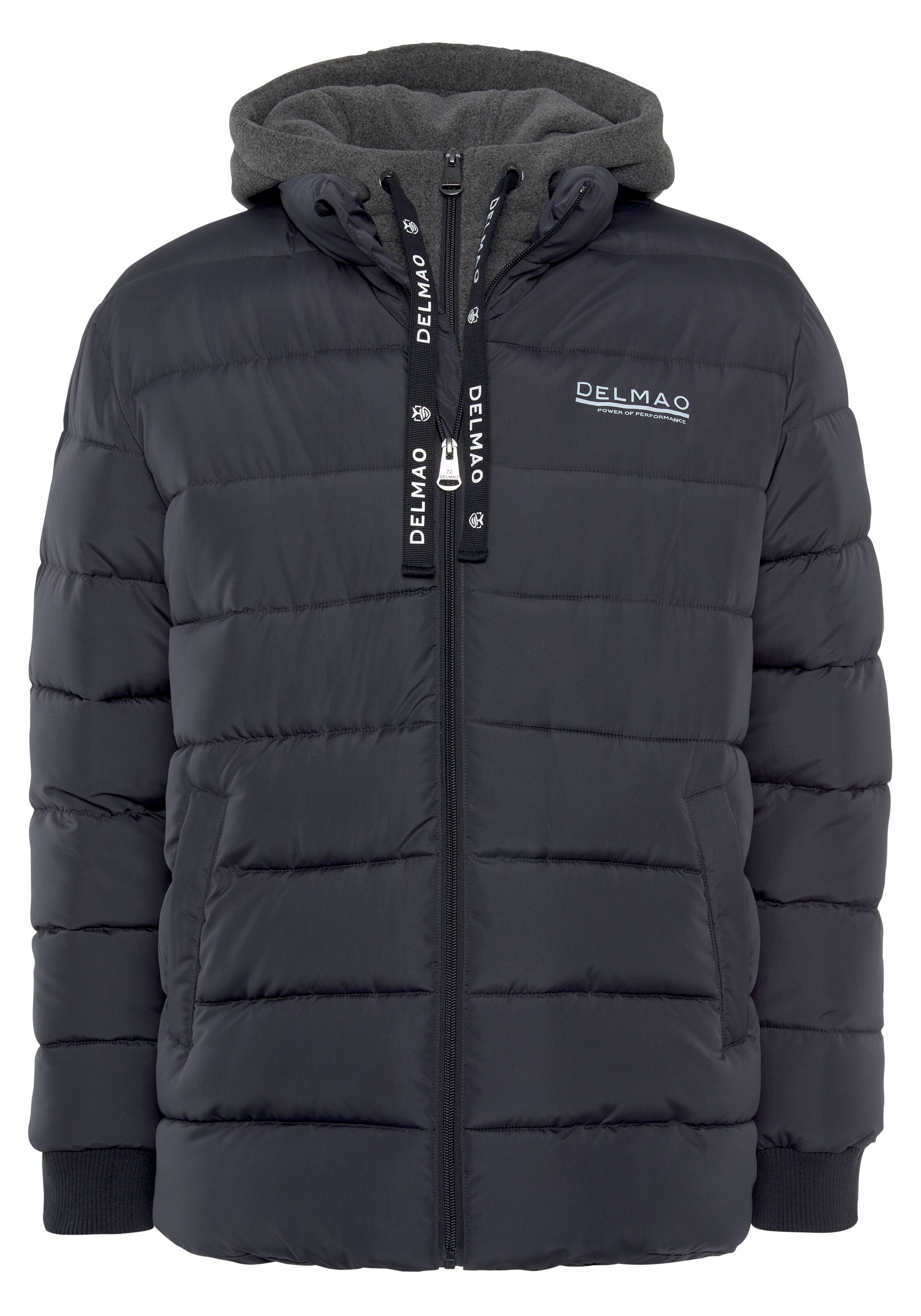 DELMAO Winterparka in Blau: Vorderseite