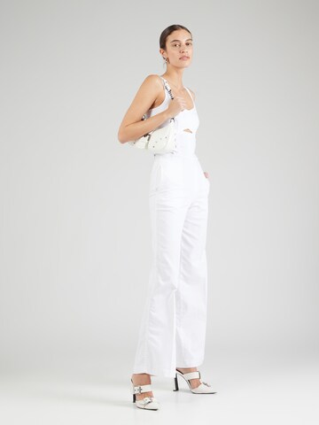 Tuta jumpsuit di Liu Jo in bianco: frontale