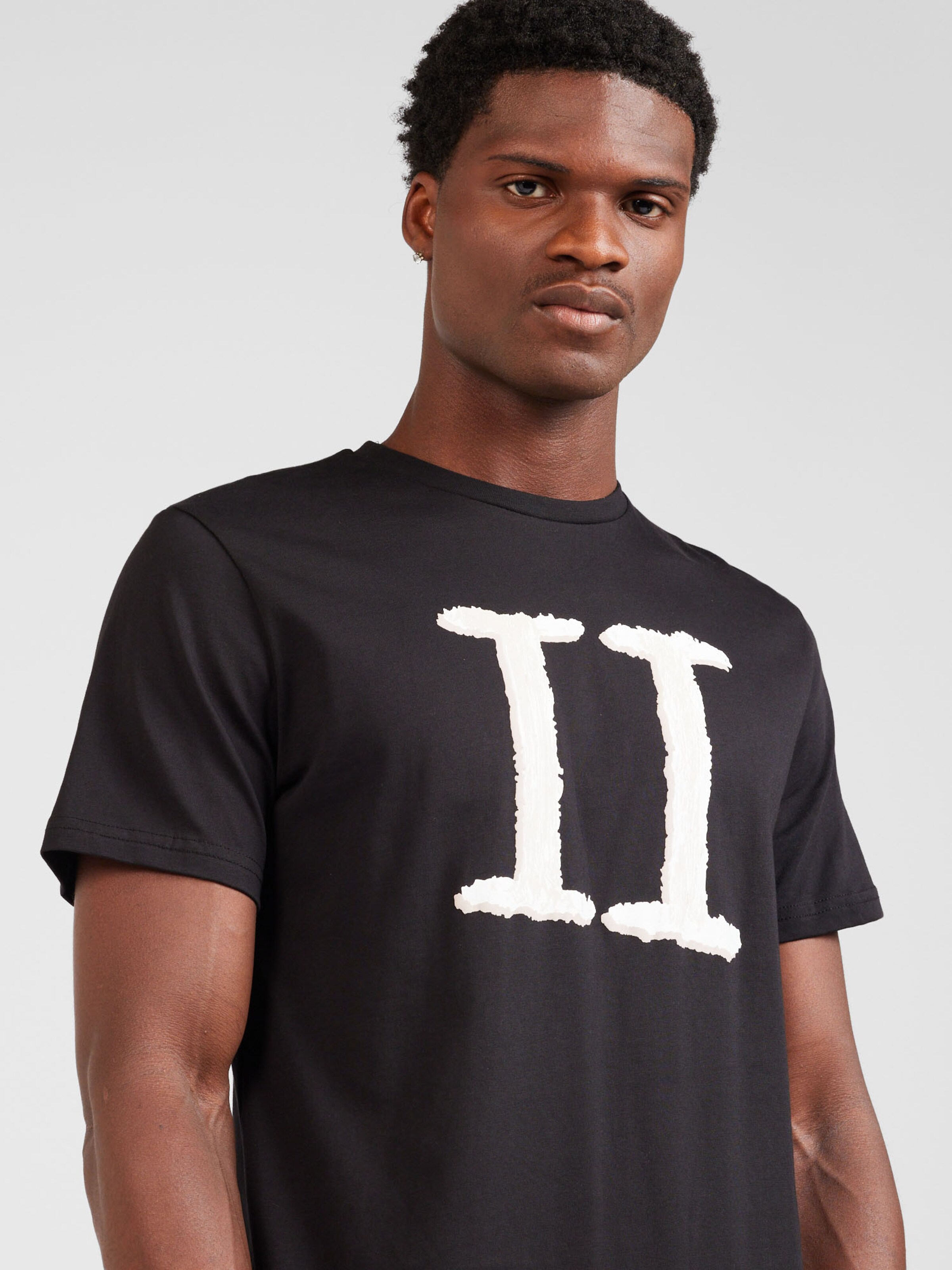 Les Deux Shirt Hand Drawn Encore in Black ABOUT YOU