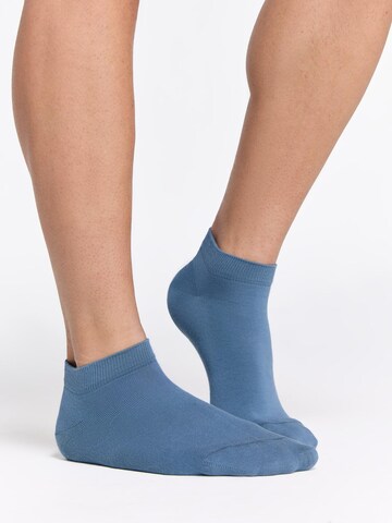Albero Natur Füßlinge 'Bio-Baumwoll-Sneakersocken Unisex - 2er Pack'‌‌‌ in Blau