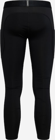 NIKE Skinny Sporthose 'Pro' in Schwarz