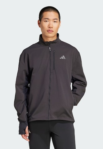 ADIDAS PERFORMANCE Training jacket 'Own The Run' in Black: front