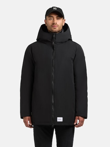 khujo Winter Jacket 'Nedd' in Black: front
