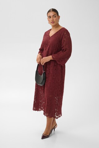 KAFFE CURVE - Vestido 'Siri' em vermelho