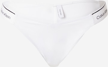 Calvin Klein Swimwear tavaline Bikiinipüksid 'META LEGACY', värv valge: eest vaates