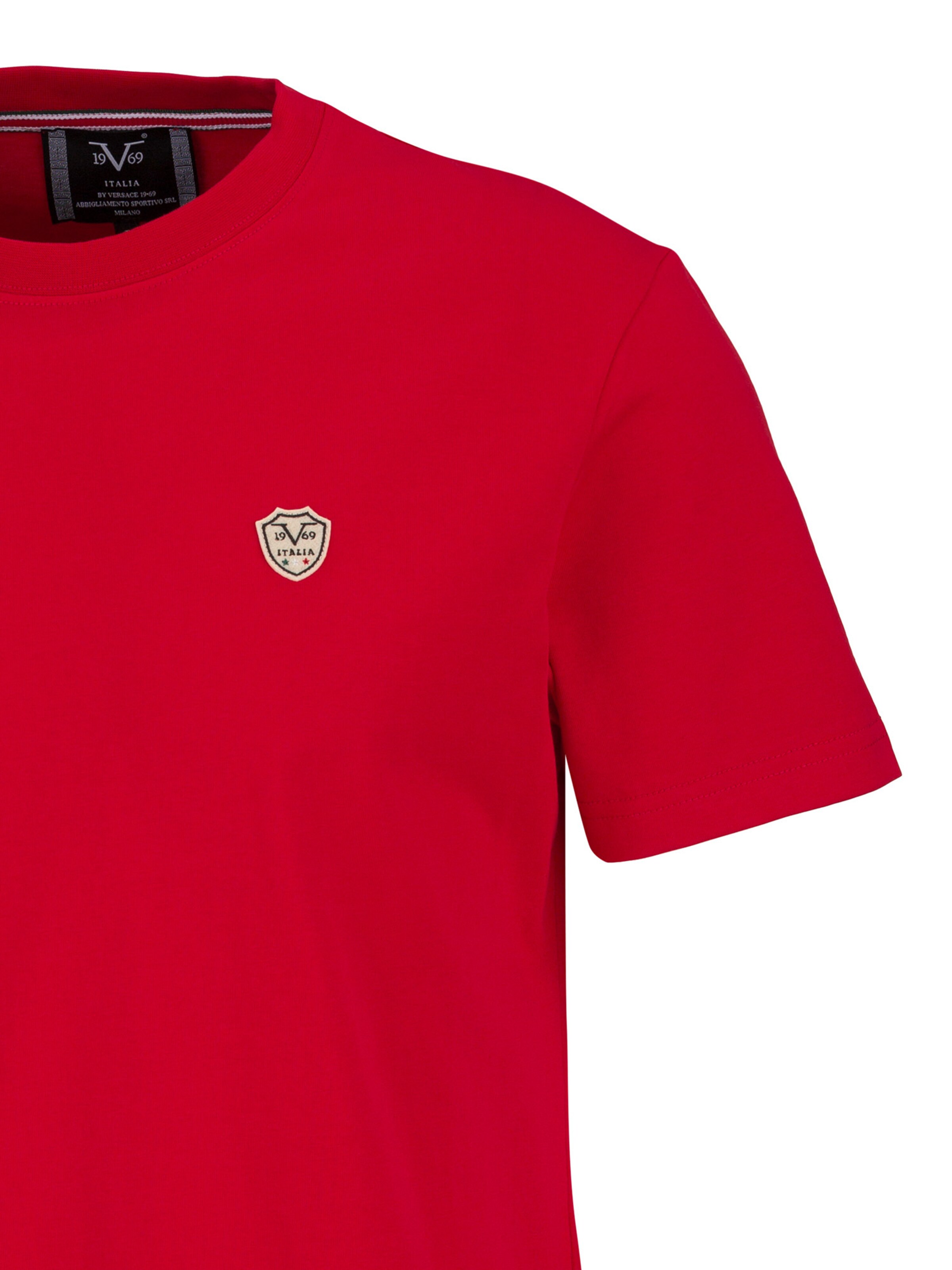 19V69 ITALIA Koszulka 'Rafael' w kolorze czerwony