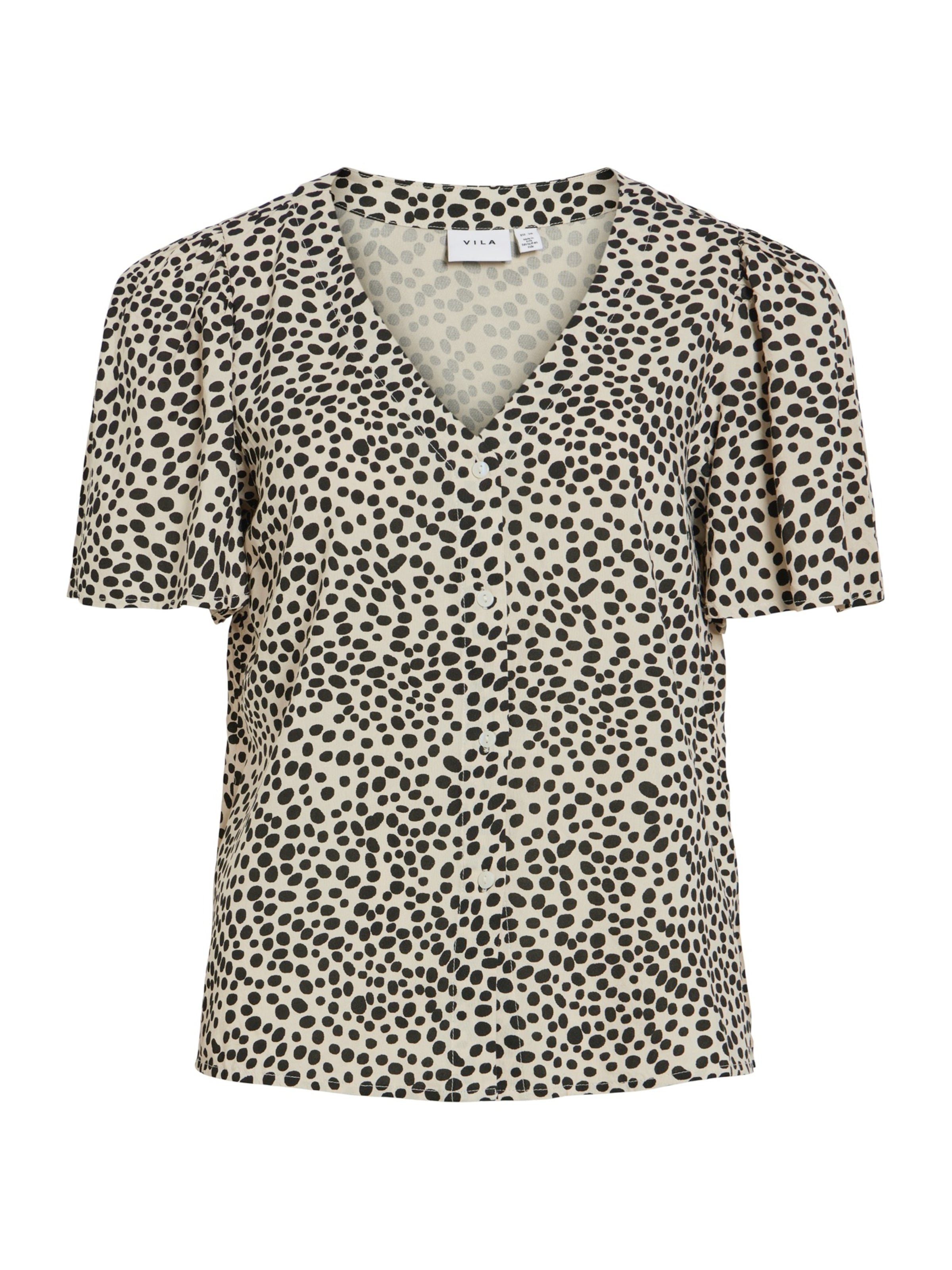 Chemisier 'VIGRACE' VILA en beige : devant