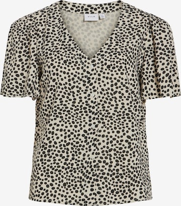 Chemisier 'VIGRACE' VILA en beige : devant