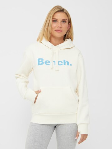 BENCH Sweatshirt 'TEALY' i hvid: forside