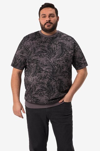 Men Plus Shirt in Grijs: voorkant