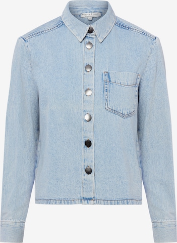 Chemisier Marie Lund en bleu : devant