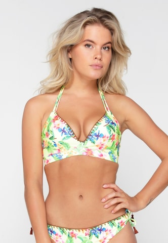 LingaDore Bikini Top in Mixed colors: front