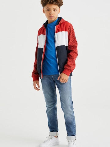 WE Fashion Between-season jacket in Red