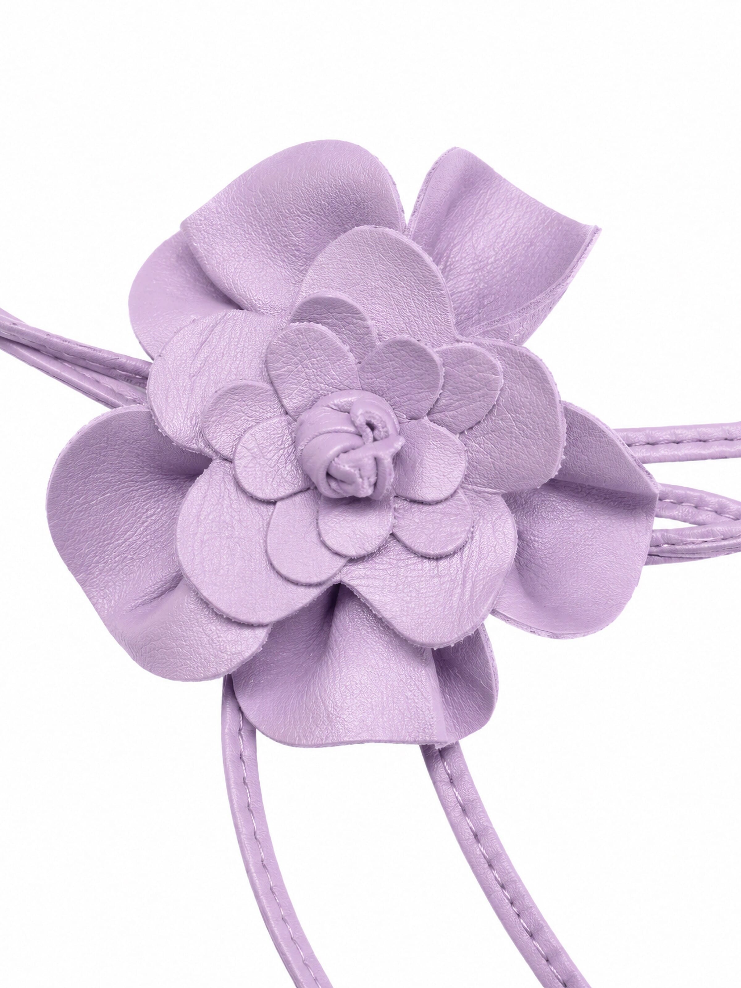 COLLEZIONE ALESSANDRO Belt 'Blüte' in Purple