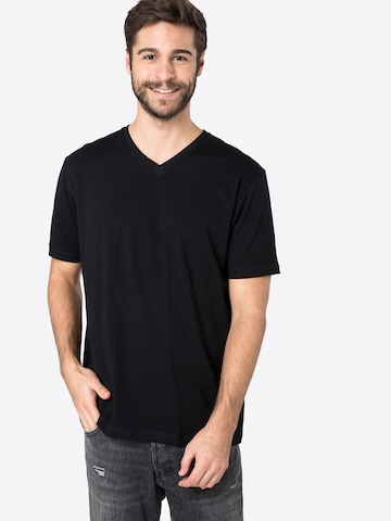 OLYMP - Regular Fit Camisa em preto: frente