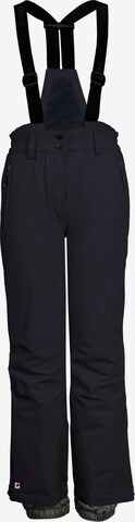 KILLTEC Regular Workout Pants in Black: front