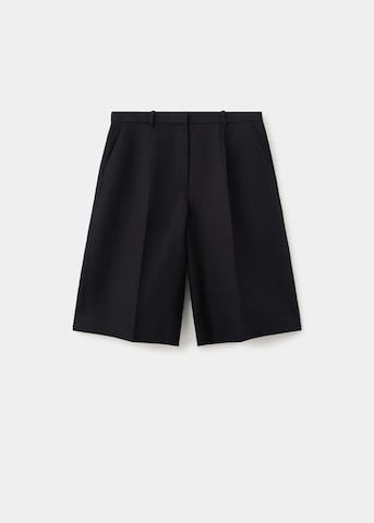 MANGO Loosefit Veckad byxa 'Sansa' i svart