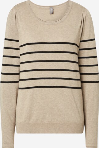 CULTURE Sweater 'Anne-Marie' in Beige: front