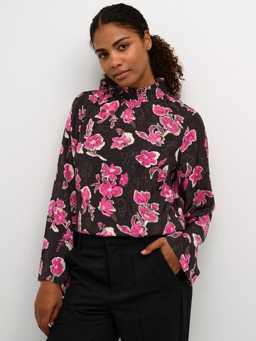 Kaffe Blouse 'Pollie' in Zwart: voorkant