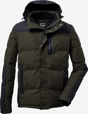 Veste outdoor KILLTEC en vert : devant