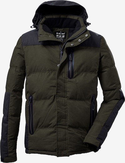 KILLTEC Veste outdoor en olive / noir, Vue avec produit