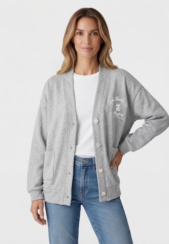 usha BLUE LABEL Sweat jacket in Grey: front