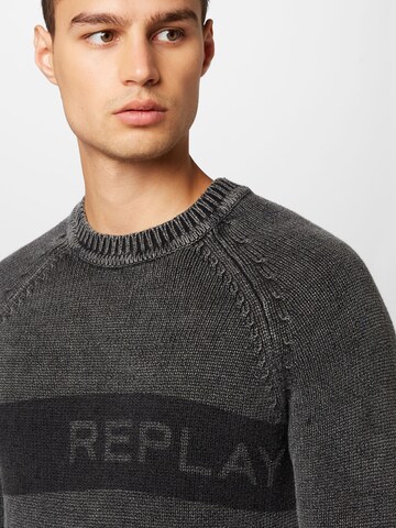 REPLAY Pullover in Schwarz