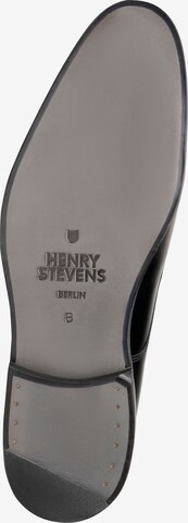 Henry Stevens Schnürschuhe Rahmengenäht 'Marshall PD' in Schwarz