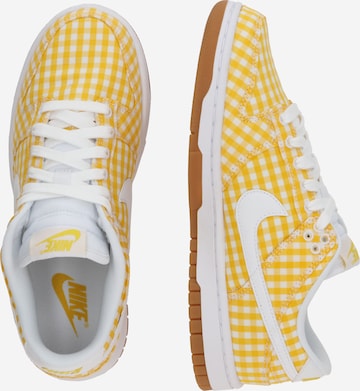 Nike Sportswear Matalavartiset tennarit 'Dunk' värissä keltainen