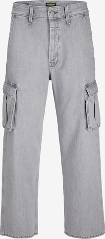 Loosefit Jeans cargo 'ALEX' JACK & JONES en gris : devant