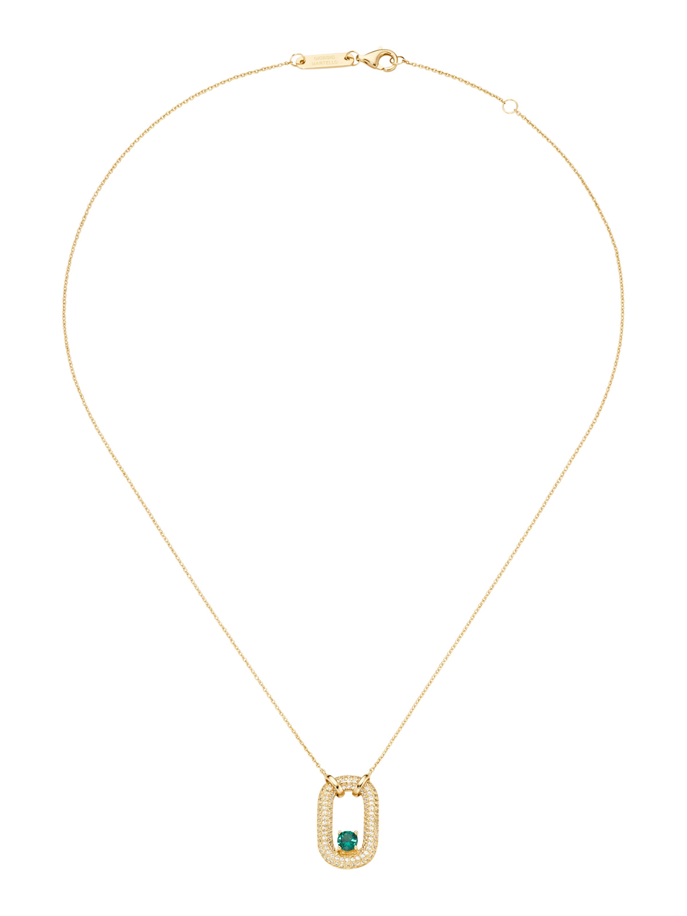 Giorgio Martello Milano Ketting in Goud: voorkant