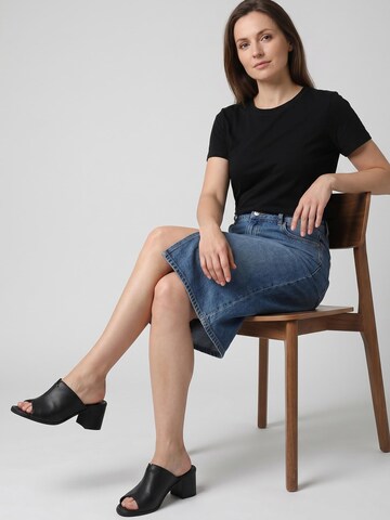 VENEZIA Pantolette 'Venezia'‌‌‌ in Schwarz: Vorderseite