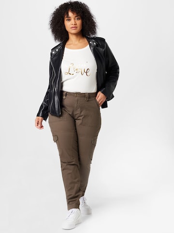 ABOUT YOU Curvy Shirt 'Antonina' in Weiß
