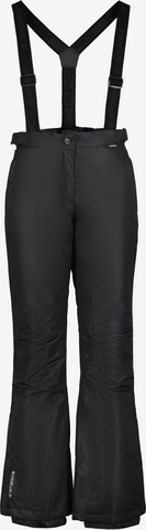 ICEPEAK Regular Outdoor Pants in Black: front