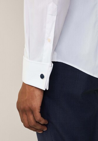 Hackett London Slim fit Zakelijk overhemd in Wit