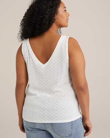 WE Fashion Top in Weiß